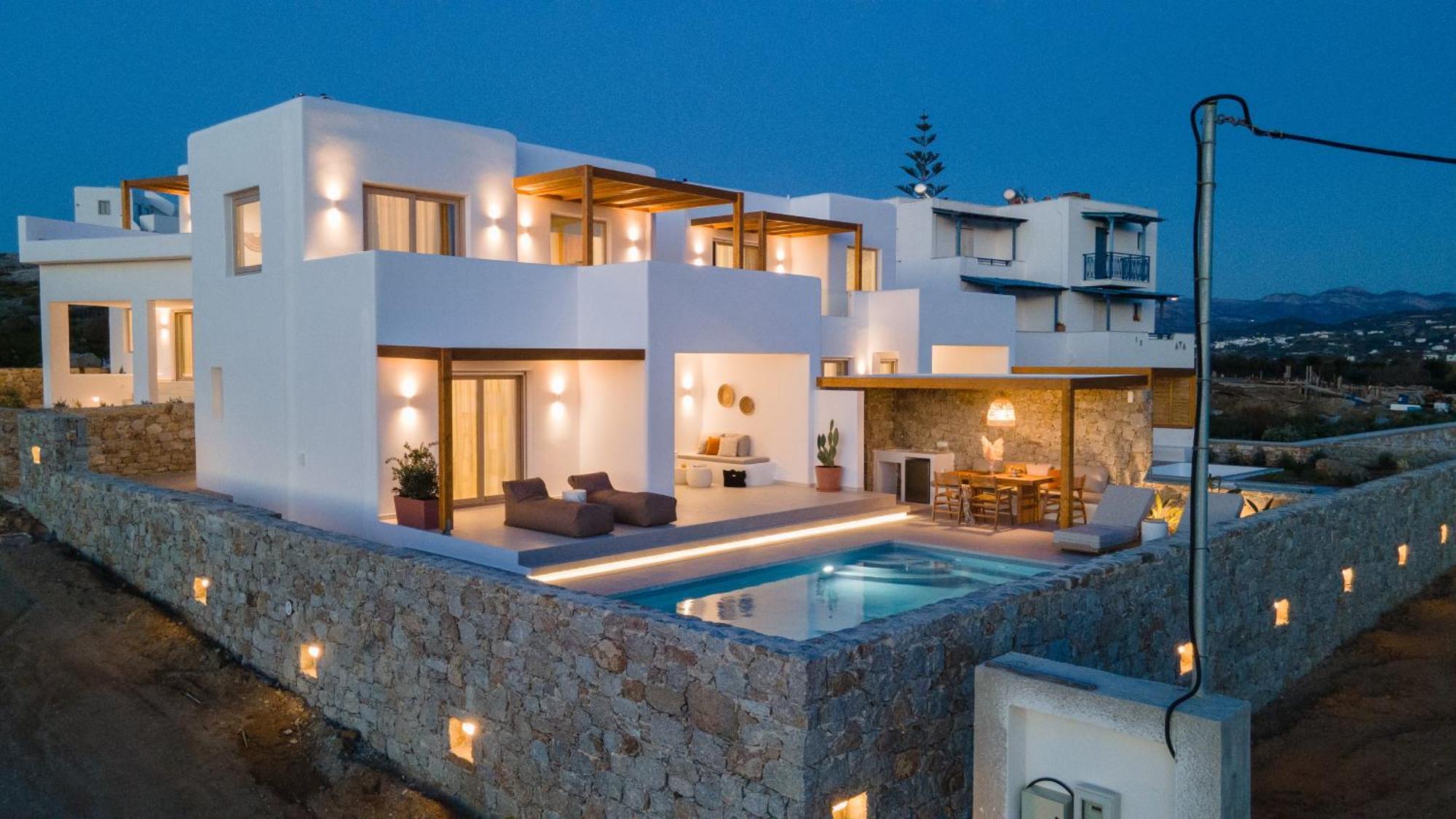 Вилла Fyroi Naxos Айя-Анна Экстерьер фото