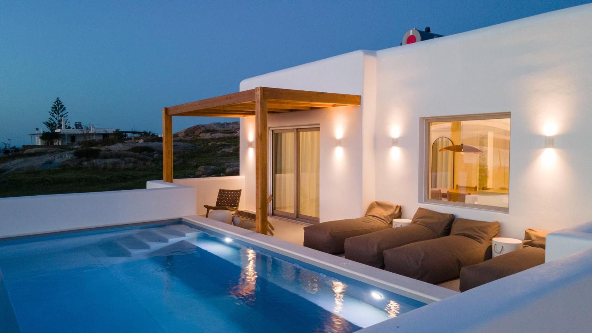 Вилла Fyroi Naxos Айя-Анна Экстерьер фото
